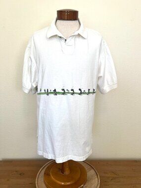 90's Ohana Classics - Golf Polo Shirt - Hulu Golfer - Size Medium